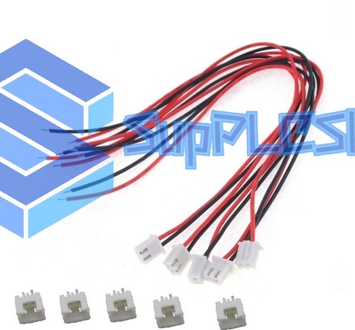 5 Sets XH2.54 2Pin 1007 24AWG Single End 15cm Wire To Board Connector NEW CK - 第 1/5 張圖片