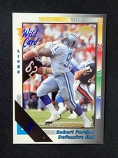 1992 Wild Card #343 Robert Porcher RC 5 Stripe Parallel Lions