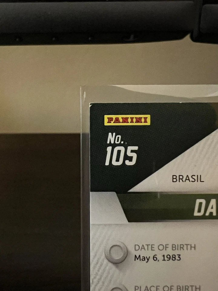 2014 Panini Prizm World Cup - Dani Alves #105 35th National Blue Prizm Brazil - Image 3 of 3