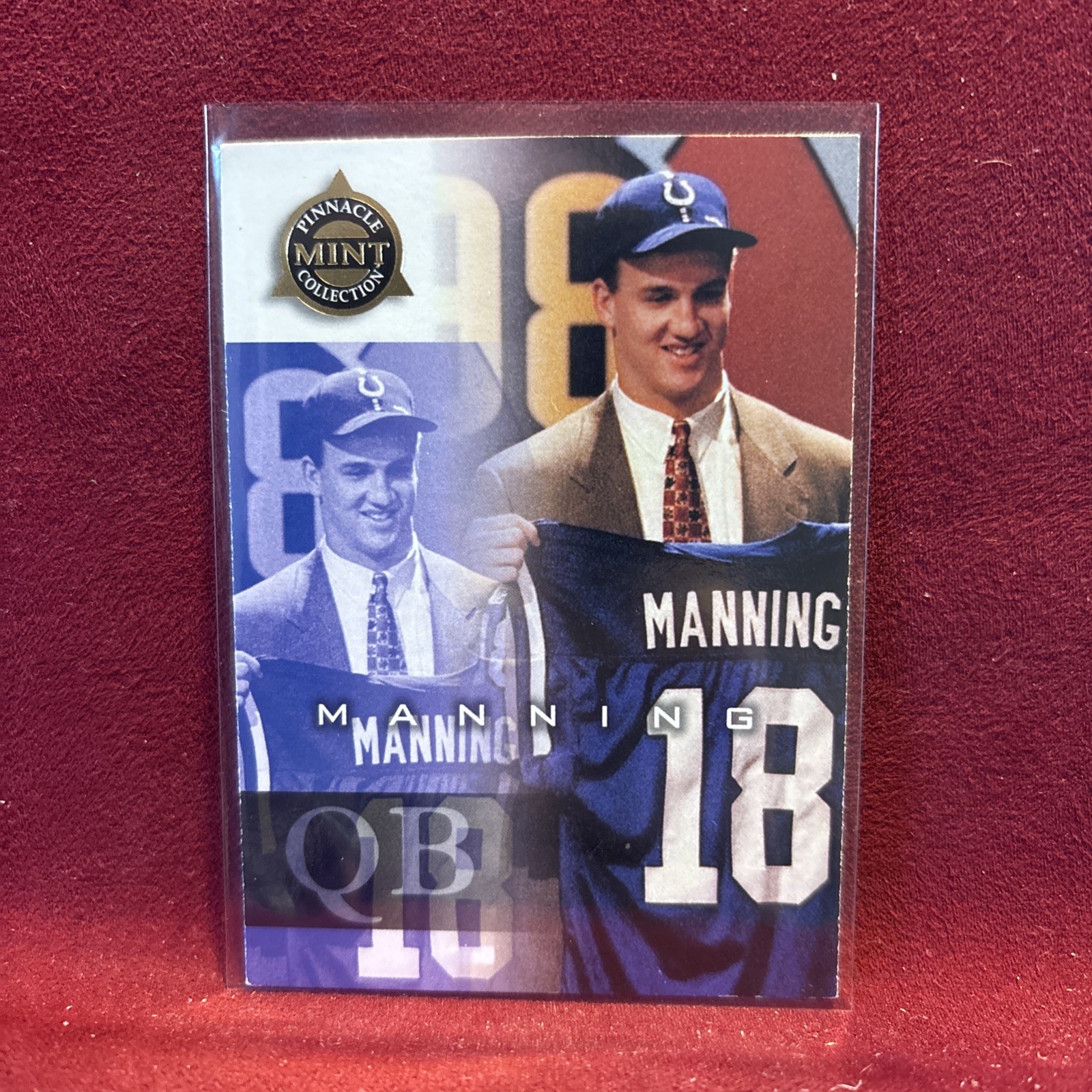 Peyton Manning 🟡 EX 1998 Pinnacle Mint #66 ROOKIE RC