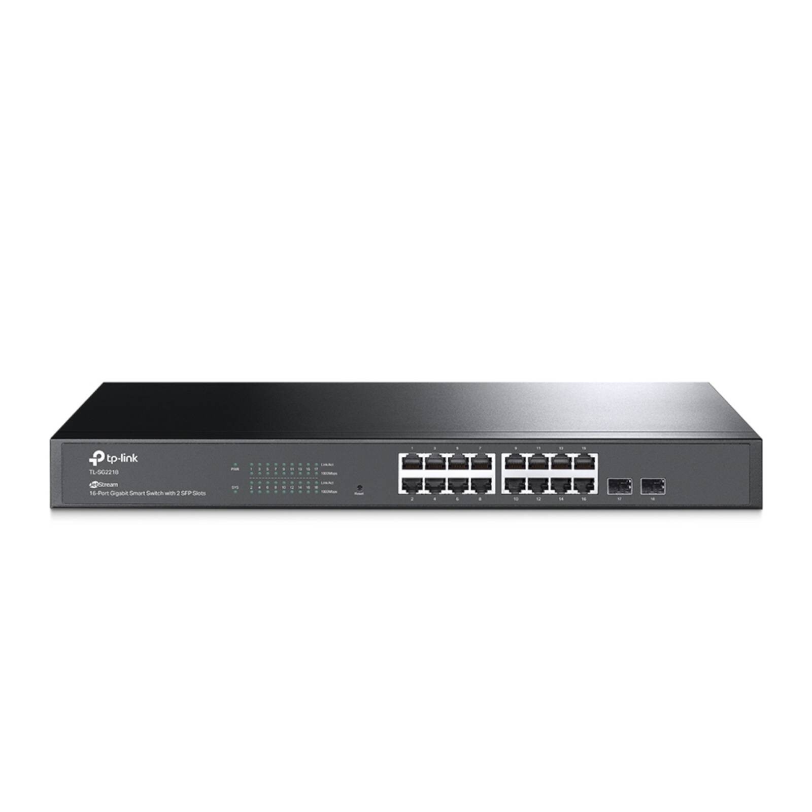 TP-Link TL-SG2218 18 Port Gigabit Smart Switch, 16× Gigabit RJ45 ports SFP slots - Image 4