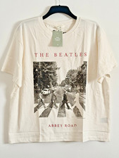 H&M The Beatles Oversized T-Shirt Shirt Abbey Road Cotton XL XXL Music Rare NEW
