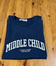 Sub Urban Riot Middle Child Blue Girls size L T Shirt