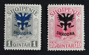 CKStamps: Albania Stamps Collection Scott#120-121 Mint NH OG