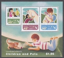 NEW ZEALAND HEALTH M/S 2005 MINT CHILDREN AND PETS (ID:MMH231)