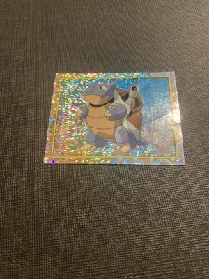 Pokémon Merlin Sticker #127 Turtok Prism Foil 2000 Vintage