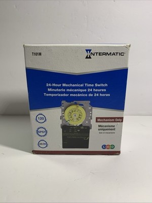 Intermatic T101M T100 Series 40 Amp SPST 120-V 24-Hour Mechanical Time Switch