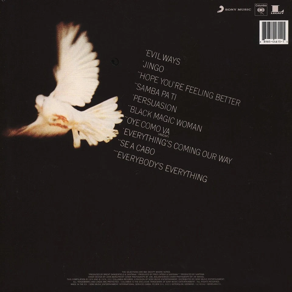 Santana - Greatest Hits (Vinyl LP - 1974 - US - Reissue) - Bild 2 von 2