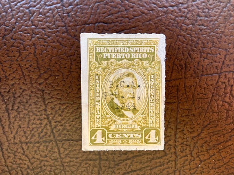 PUERTO RICO SPIRITS STAMP