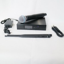 Professional Wireless Microphone System QLXD Beta58 Handheld 100 Channel UHF