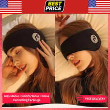 Sleep Headband Eye Mask Earplugs Noise Blocking Travel Sleeping Mask