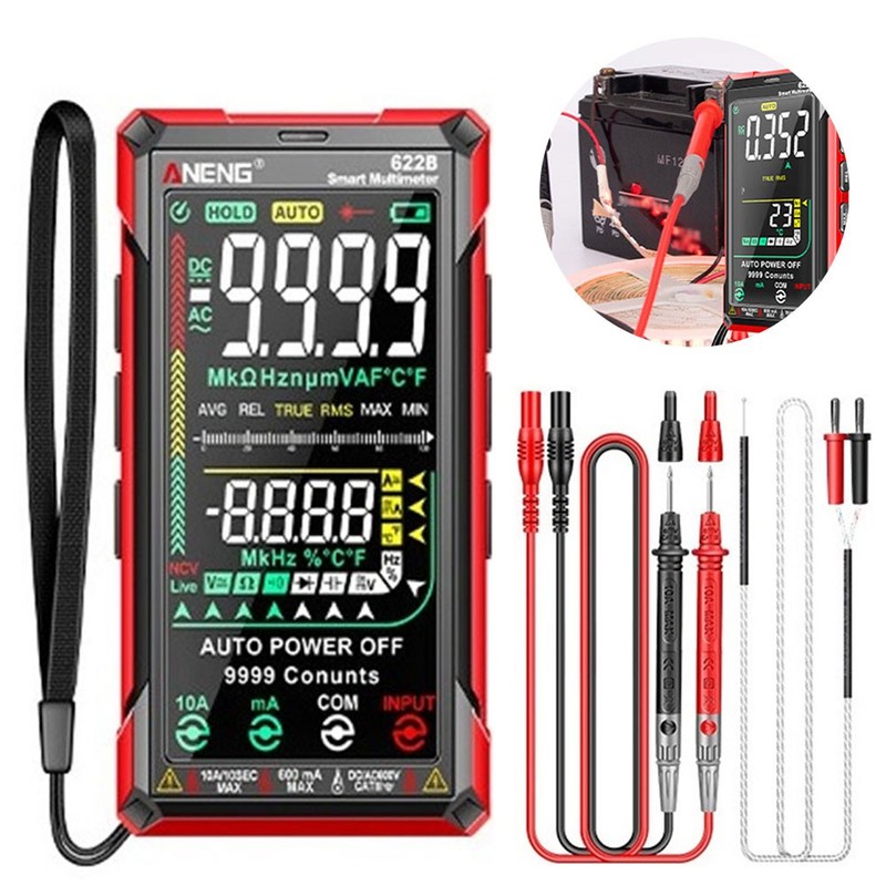 ANENG Digital Multimeter Tester Auto-Ranging 9999 Counts Y5R2 Accessories Tools