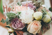 Hochzeit Alles Gute Blumen GlüCkwunschkarte Mit Umschlag