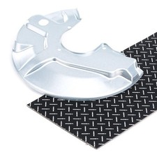 RIDEX Spritzblech Bremsscheibe für VW Polo Coupe (86C, 80) Vorne Links 1330S0082