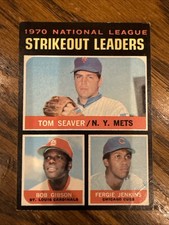 1971 Topps - League Leaders Tom Seaver, Bob Gibson, Fergie Jenkins #72