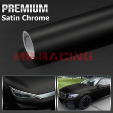Satin Chrome Matte Metallic Vinyl Vehicle Wrap Sticker Decal Air Bubble Free Diy