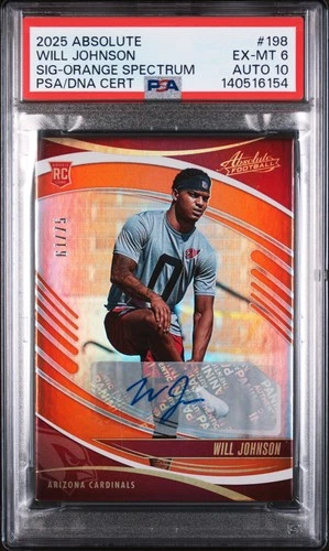 2025 Panini Absolute Will Johnson Base (RAW)