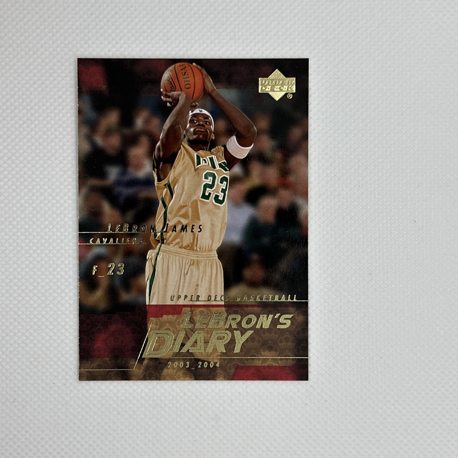LeBron James 2003-04 Upper Deck LeBron's Diary #LJ3 RC Rookie Cavaliers Lakers