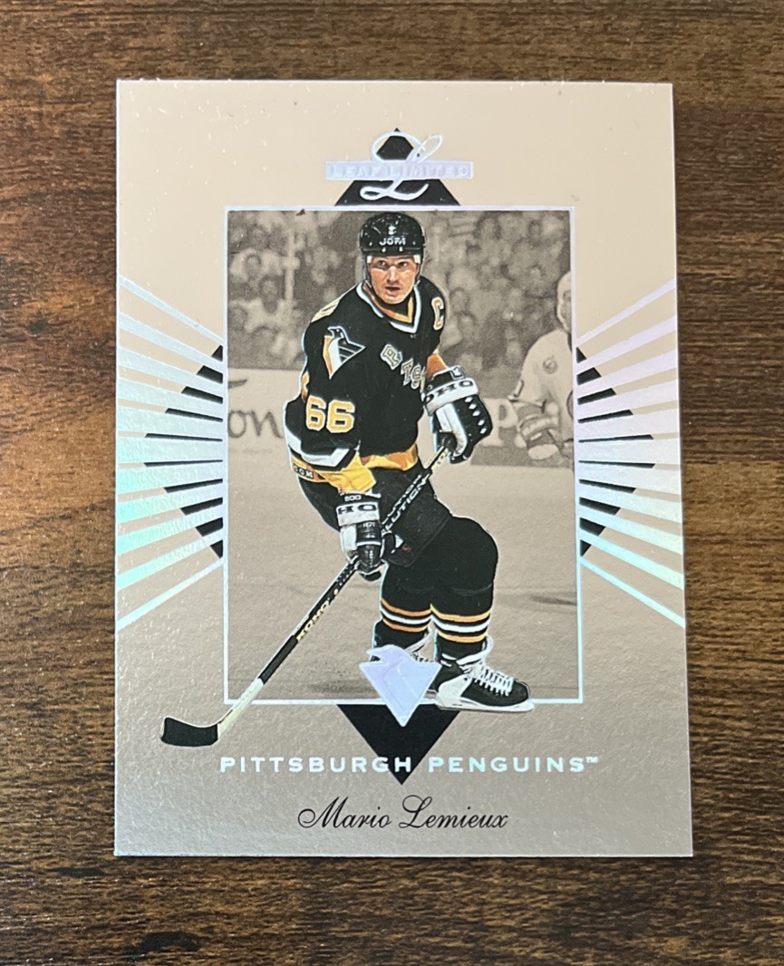 1994-95 Leaf Limited #1 Mario Lemieux Pittsburgh Penguins | eBay