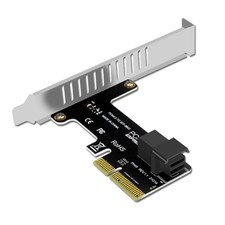 Pcie to SFF 8643 4X/8X Adapter Card 2 U.2 Port Card for Nvme SSD Converter9125