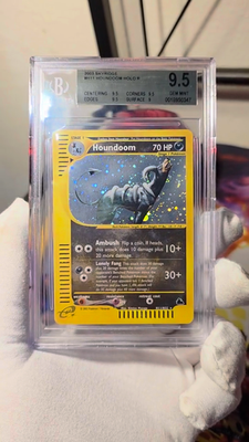 Pokemon Houndoom H11/H32 Holo Skyridge Ereader BGS 9.5