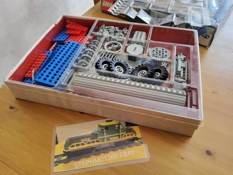 lego 8050 building set with motor universal Technic boite et notice vintage - Photo 4/4
