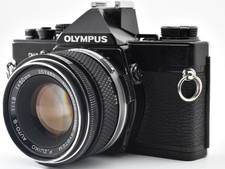 Exc 5 Olympus OM-2N Black F.Zuiko Auto-S 50mm f1.8 Lens From Japan