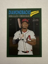 2026 Topps Heritage - Dark Green Parallel SP - #216 Geraldo Perdomo - Arizona