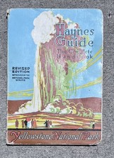 Vintage Haynes Yellowstone Park Guide Illustr...
