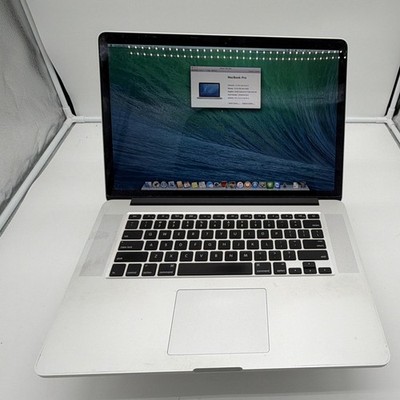 Apple MacBook Pro 15in Silver i7 2.3GHz 16GB RAM 500GB HDD GT 750M 2014