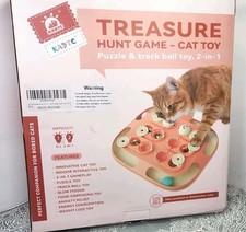 Interactive Cat Toy Puzzle Slow Feed Stimulating Enhancement Large Treat Trackin