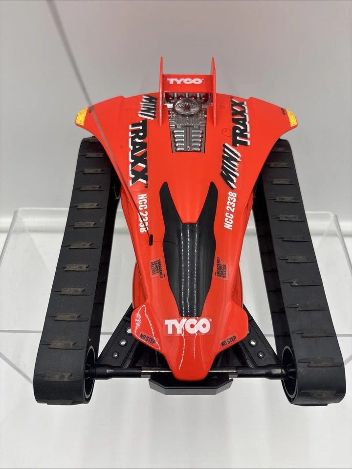 Coche de radiocontrol turbo rojo vintage TYCO Mini Traxx NCC 2338 para piezas o reparación sin control remoto Foto 4 de 4