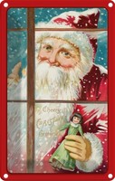 Blechschild 30X20 Cm Weihnachtsmanne Christmas Deko Geschenk Metall Schild