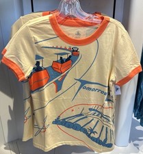 Disney Parks Tomorrowland T-shirt Womens XXL Tron People Mover Magic Kingdom New