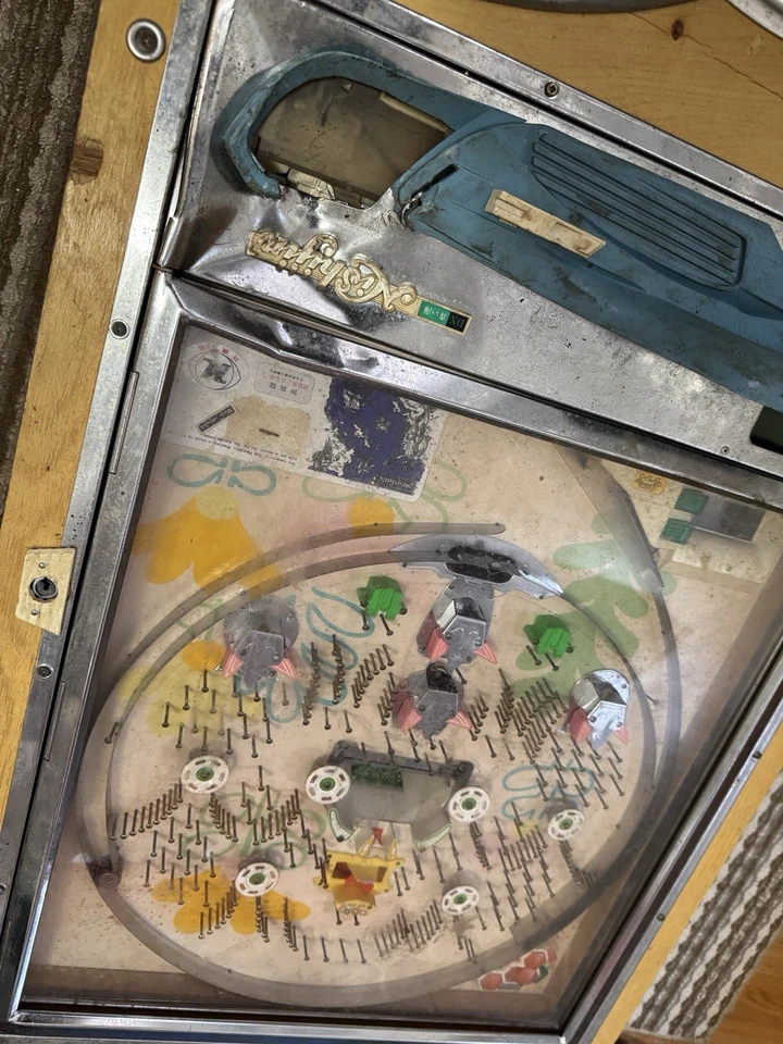 Japanese Pinball Pachinko Machine Nishijin *FOR REPAIR OR PARTS* - Image 3 of 4