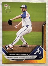 Spencer Schwellenbach - 2025 MLB Topps NOW - Card 360 - Orange Foil 13/25 RC