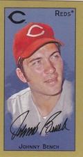 JOHNNY BENCH TOPPS T205 205 MINI BASE CARD CINCINNATI REDS 2025 25