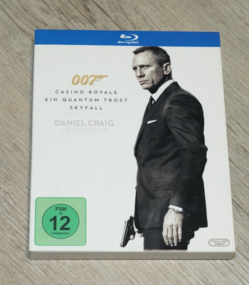 3 x 007 - Daniel Craig Collection: Casino Royale,  Ein Quantum Trost + Skyfall