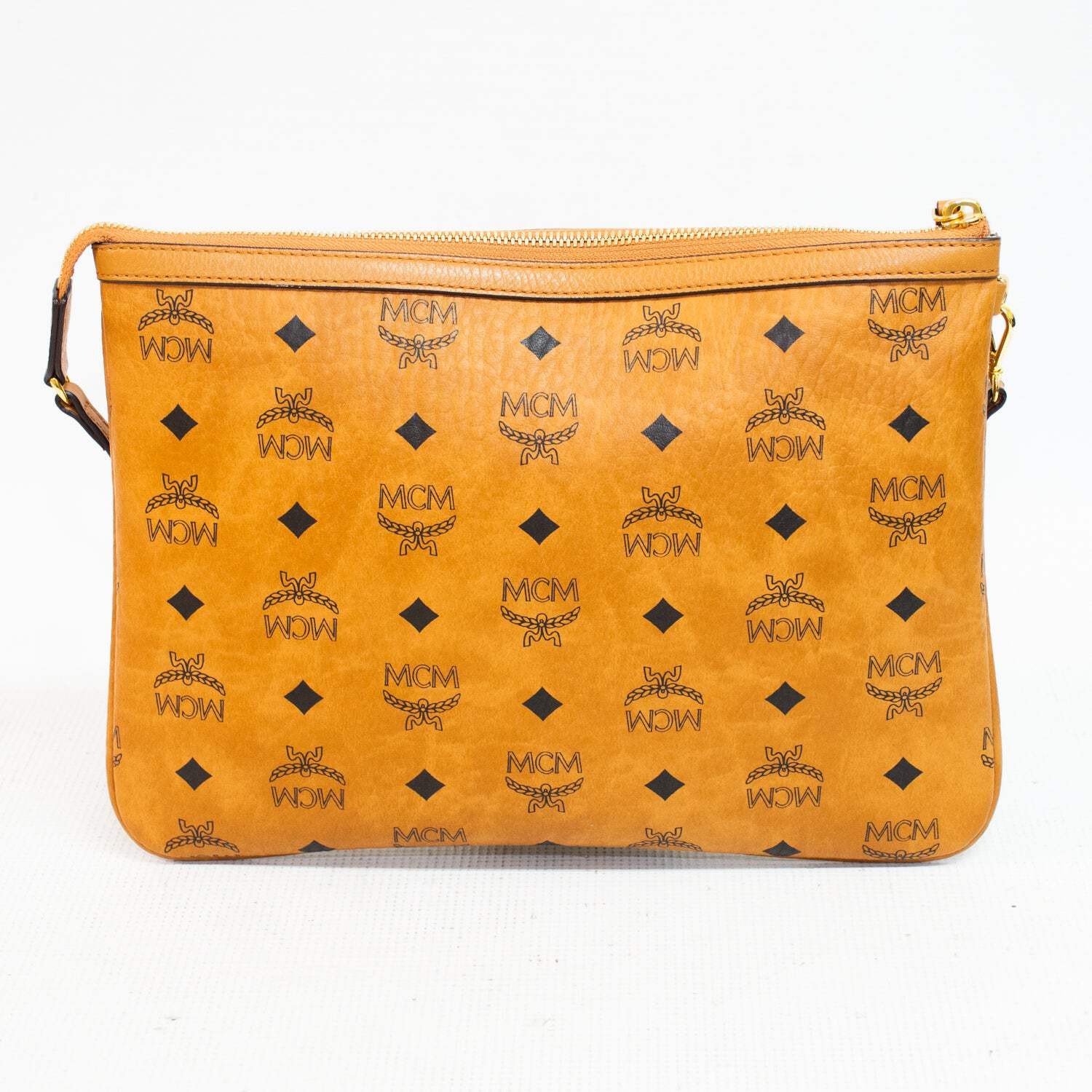 MCM Visetos Leather Tote Pouch — image 3