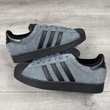 Image of Adidas Superstar II / 2 ‘Charcoal Black / Grey’ - Size UK 8.5 / EU 42 2/3