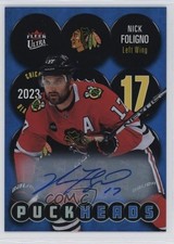 2024-25 Upper Deck Fleer Ultra Puckheads Auto Nick Foligno #PH-14 Auto 1t8r