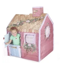 HASBRO PLAYSKOOL DREAM TOWN ROSE PETAL COTTAGE RARE full set!