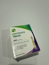 OneTouch Verio Test Strips 100 Count   NEW Sealed   Exp 06/2026