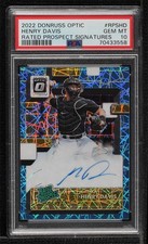 2022 Donruss Optic Carolina Blue Velocity Prizm 3/25 Henry Davis Auto 0q21