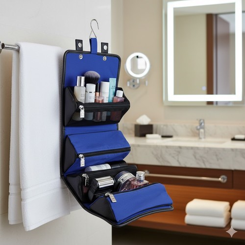 Hanging Organizer Bag with 4 Detachable Zipper Pouches – Custom Travel Storage - Picture 44 of 95