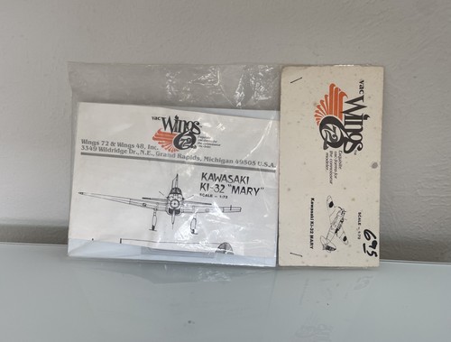 Vac Wings 72 723 Kawasaki Ki-32 Mary Vacuform Model Airplane Kit 1/72