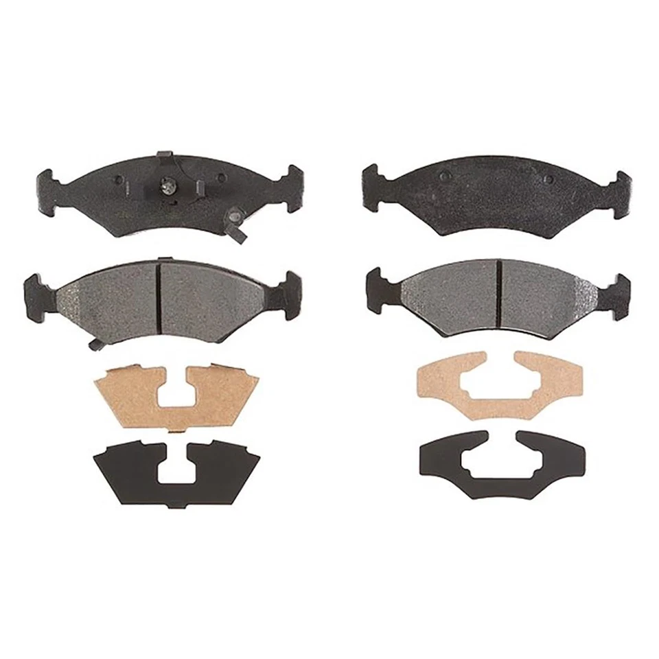 Pastillas de freno delanteras metálicas y zapatas traseras Element3 para Kia Sephia 1995-2000 Foto 3 de 4