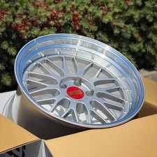 Set Of 4 Bbs Lm 19x10.5 15 5x114.3 Diamond Silver Wheels For R33 R34 Gt-r