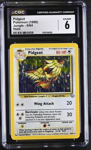 Pidgeot (Unlimited) graded CGC 6 for sale on eBay