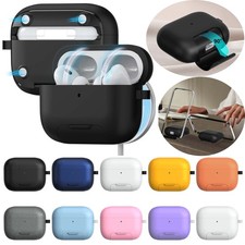 For Airpods Pro 3rd 2025/Airpods 4th Gen Magnetic Keychain Hard Rugged Slim Case